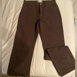 NEVER WORN Zara Low Waisted Wide Leg Jeans